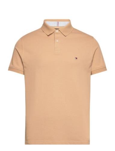 Core 1985 Regular Polo Tops Polos Short-sleeved Beige Tommy Hilfiger