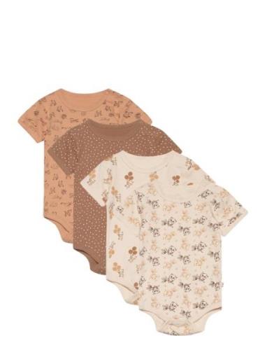 Body Ss Ao-Printed Bodies Short-sleeved Multi/patterned Pippi