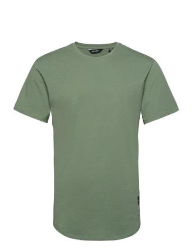 Onsmatt Longy Ss Tee Noos Tops T-shirts Short-sleeved Green ONLY & SON...