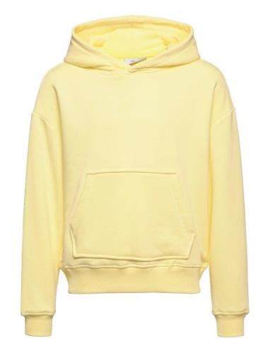 Our Alice Hood Sweat Tops Sweat-shirts & Hoodies Hoodies Yellow Grunt