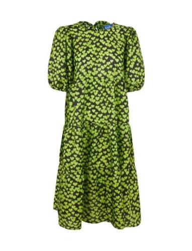 Lilicras Dress Knälång Klänning Green Cras