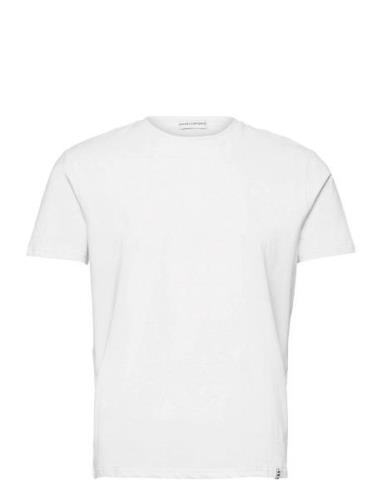 Panos Emporio Organic Cotton Tee Crew Tops T-shirts Short-sleeved Whit...