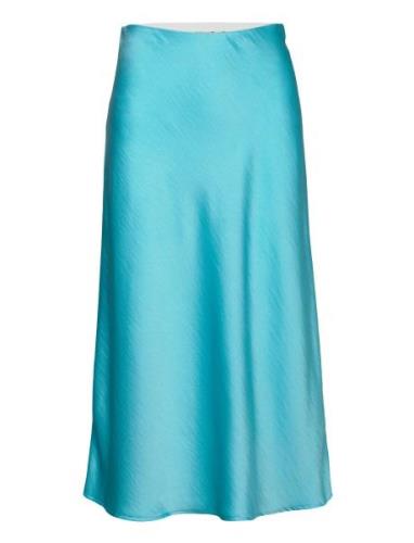 Yaspastella Hw Midi Skirt - Ca Knälång Kjol Blue YAS