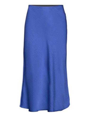 Yaspastella Hw Midi Skirt - Ca Knälång Kjol Blue YAS