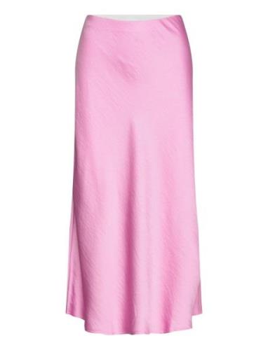 Yaspastella Hw Midi Skirt - Ca Knälång Kjol Pink YAS