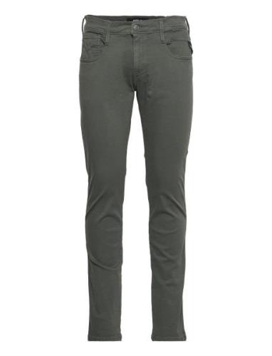 Anbass Trousers Slim Hyperflex Colour Xlite Bottoms Jeans Slim Green R...