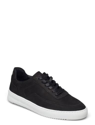 Mondo 2.0 Ripple Nubuck Black Låga Sneakers Filling Pieces