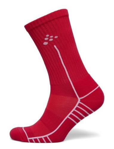 Progress Mid Sock Sport Socks Regular Socks Red Craft