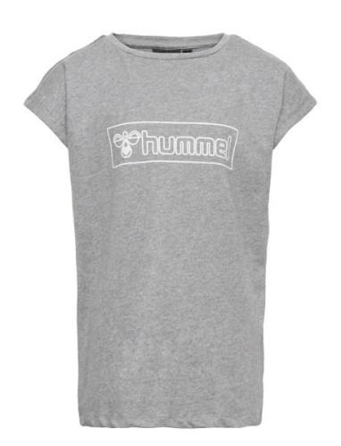 Hmlboxline T-Shirt S/S Sport T-shirts Short-sleeved Grey Hummel