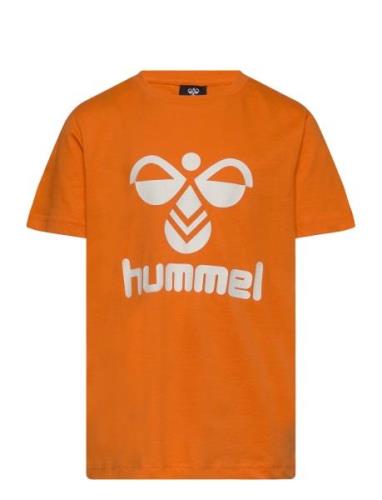 Hmltres T-Shirt S/S Sport T-shirts Short-sleeved Orange Hummel