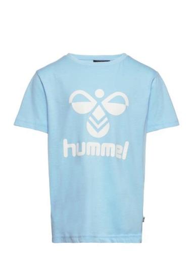 Hmltres T-Shirt S/S Sport T-shirts Short-sleeved Blue Hummel