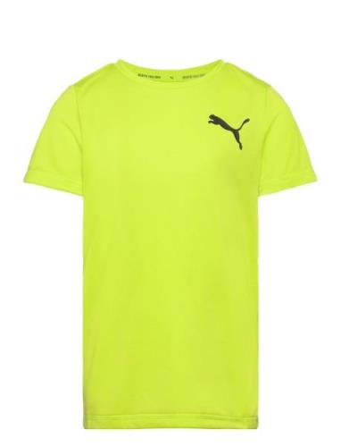 Active Small Logo Tee B Sport T-shirts Short-sleeved Green PUMA