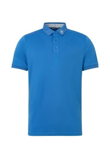 Mens Hammel Polo Sport Polos Short-sleeved Blue Abacus