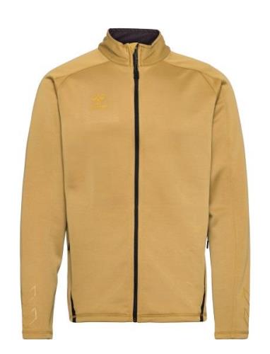 Hmlcima Xk Zip Jacket Sport Sport Jackets Yellow Hummel