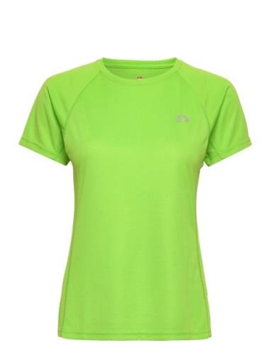 Women Core Running T-Shirt S/S Sport T-shirts & Tops Short-sleeved Gre...