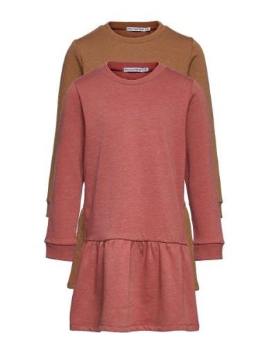 Sweat Dress Ls Dresses & Skirts Dresses Casual Dresses Long-sleeved Ca...