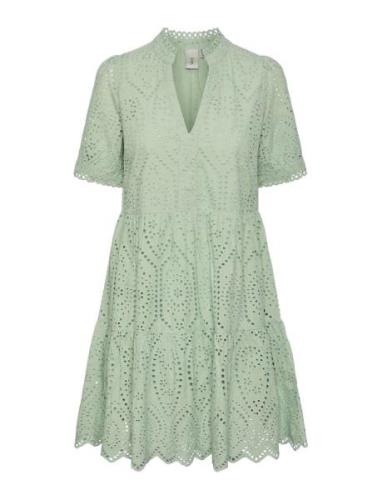 Yasholi Ss Dress S. Noos Kort Klänning Green YAS