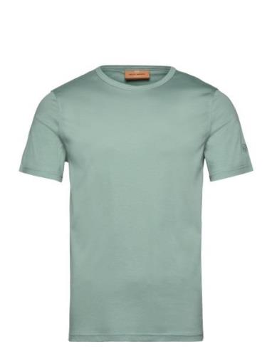 Perry Crunch O-Ss Tee Tops T-shirts Short-sleeved Green Mos Mosh Galle...