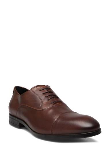 Pfrcharles Shoes Business Laced Shoes Brown Playboy Footwear