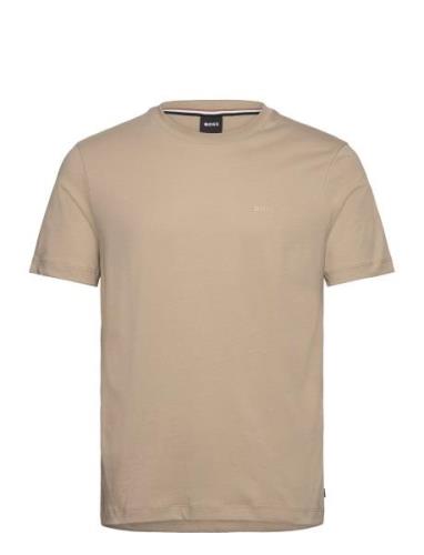 Thompson 01 Tops T-shirts Short-sleeved Beige BOSS