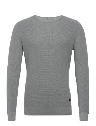 Bhcodford Crew Pullover Tops Knitwear Round Necks Grey Blend