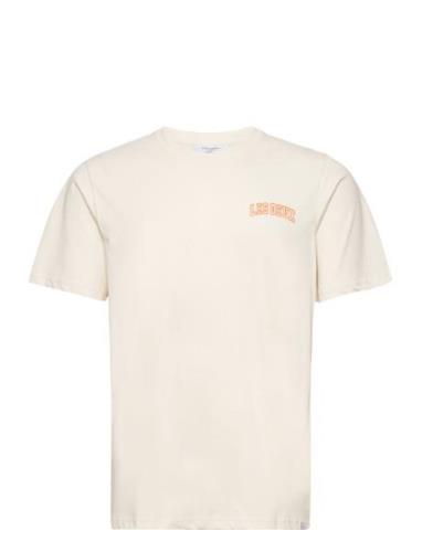 Blake T-Shirt Tops T-shirts Short-sleeved Cream Les Deux