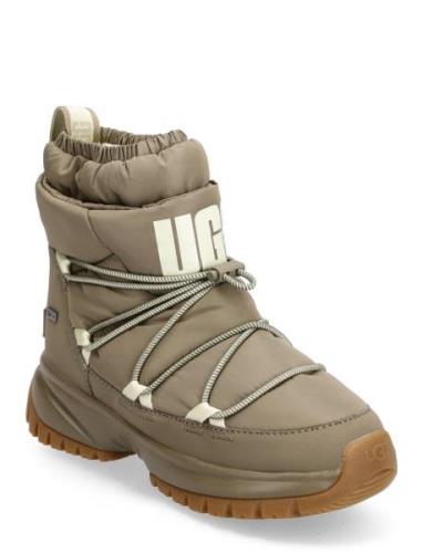 W Yose Puffer Mid Shoes Wintershoes Khaki Green UGG