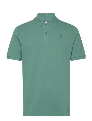 Dunda Slim Polo S\S Tops Polos Short-sleeved Green G-Star RAW