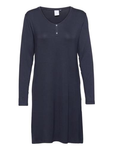 Jacqueline Long-Sleeved Dress Knälång Klänning Navy CCDK Copenhagen