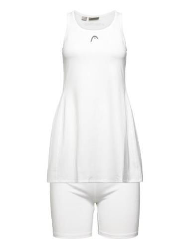 Club 22 Dress Women Sport Short Dress White Head