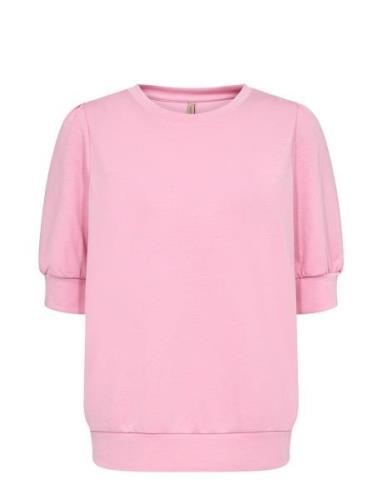 Sc-Banu Tops Sweat-shirts & Hoodies Sweat-shirts Pink Soyaconcept