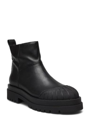 Boots - Flat Shoes Wintershoes Black ANGULUS