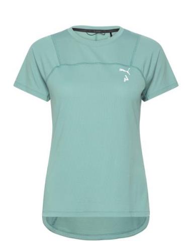 W Seasons Coolcell Tee Sport T-shirts & Tops Short-sleeved Green PUMA
