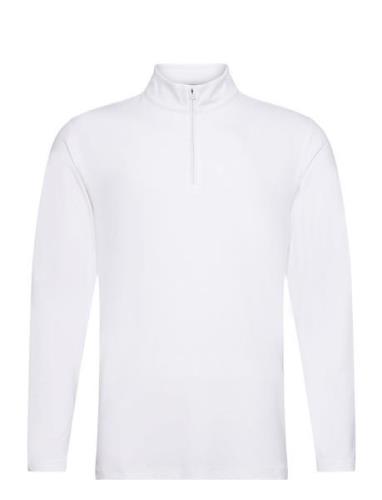 Youv 1/4 Zip Sport Sweat-shirts & Hoodies Fleeces & Midlayers White PU...