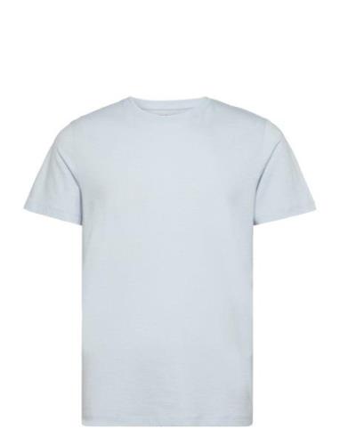 Slhaspen Mini Str Ss O-Neck Tee Tops T-shirts Short-sleeved Blue Selec...