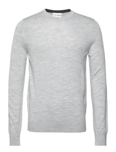 Bs Jupiter Regular Fit Knitwear Tops Knitwear Round Necks Grey Bruun &...