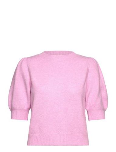 Vmdoffy 2/4 O-Neck Pullover Ga Noos Tops Knitwear Jumpers Pink Vero Mo...