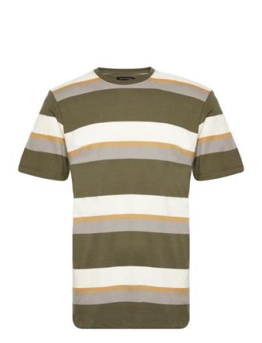 Bradley Cotton Tee Tops T-shirts Short-sleeved Khaki Green Clean Cut C...