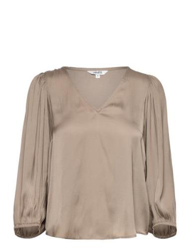 Antoni-M Tops Blouses Long-sleeved Brown MbyM