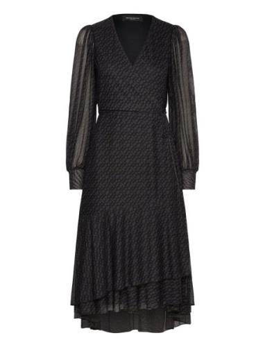 Phloxbbnora Dress Knälång Klänning Black Bruuns Bazaar