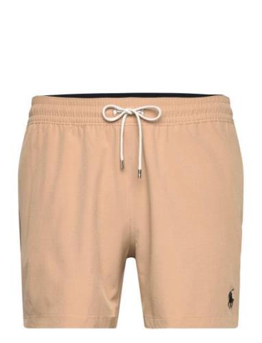 4.5-Inch Traveler Slim Fit Swim Trunk Badshorts Beige Polo Ralph Laure...