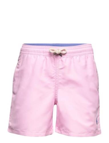 Traveler Swim Trunk Badshorts Pink Ralph Lauren Kids