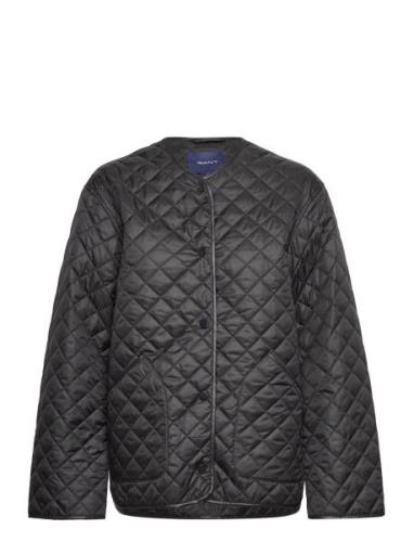 D2. Quilted Jacket Kviltad Jacka Black GANT