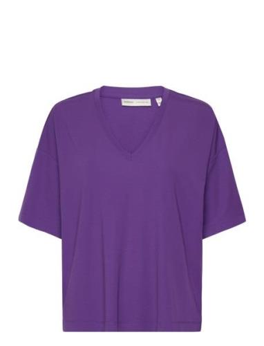 Kasiaiw Tshirt Tops T-shirts & Tops Short-sleeved Purple InWear