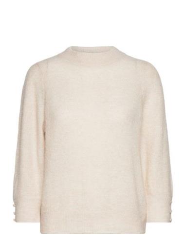 Ihkamara Ms Tops Knitwear Jumpers Beige ICHI