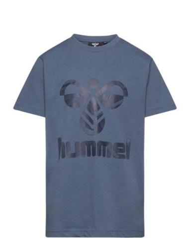 Hmlsofus T-Shirt S/S Sport T-shirts Short-sleeved Blue Hummel