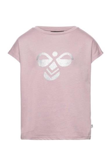 Hmldiez T-Shirt S/S Sport T-shirts Short-sleeved Pink Hummel