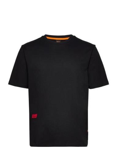 Teesevenflash Tops T-shirts Short-sleeved Black BOSS