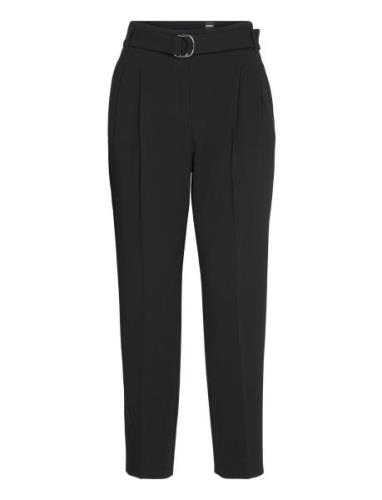 Tapiah Bottoms Trousers Straight Leg Black BOSS