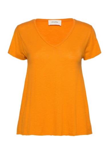 Jacksonville Tops T-shirts & Tops Short-sleeved Orange American Vintag...
